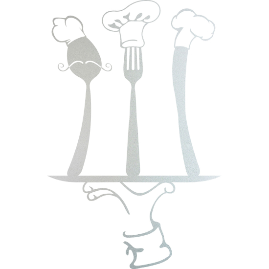 Pellicole Effetto sabbiato - Piatto da cucina