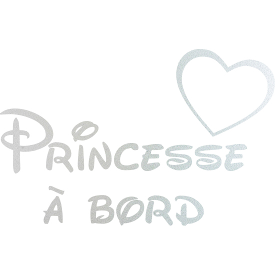 Pellicole Effetto sabbiato - Principessa a bordo