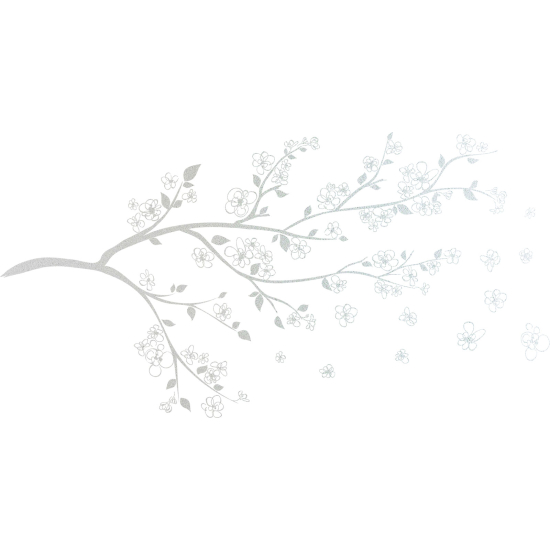 Pellicole Effetto sabbiato - Ramo Sakura