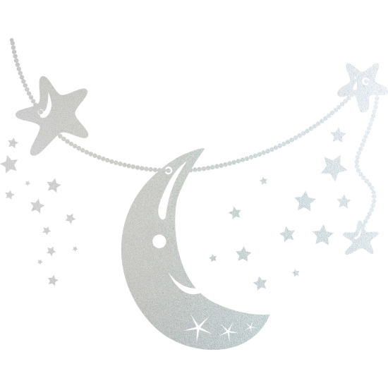 Pellicole Effetto sabbiato - Stelle Luna