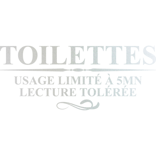 Pellicole Effetto sabbiato - Uso WC limitato