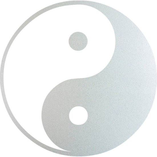 Pellicole Effetto sabbiato - Yin Yang