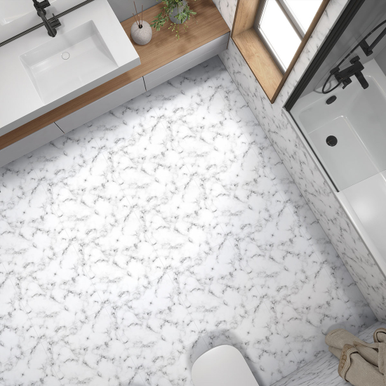 Piastrelle Adesive per Pavimenti - Effetto Marmorizzato