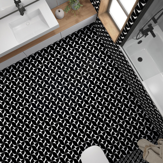 Piastrelle Adesive per Pavimenti - Effetto Mosaico