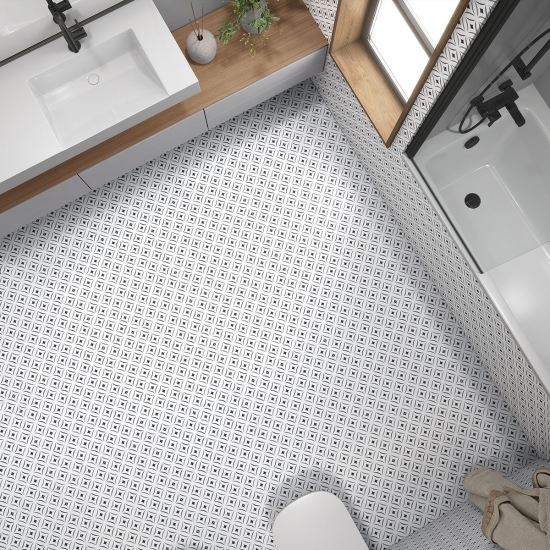 Piastrelle Adesive per Pavimenti - Effetto Mosaico
