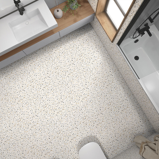 Piastrelle Adesive per Pavimenti - Motivo Terrazzo
