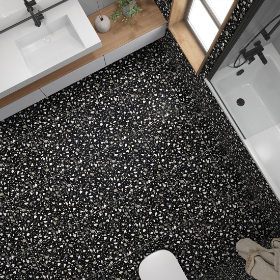 Piastrelle Adesive per Pavimenti - Motivo Terrazzo
