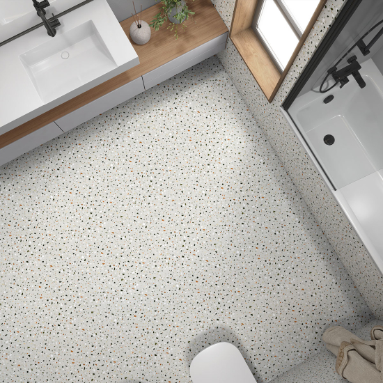 Piastrelle Adesive per Pavimenti - Motivo Terrazzo