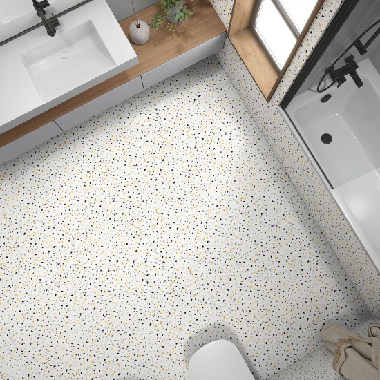 Piastrelle Adesive per Pavimenti - Motivo Terrazzo