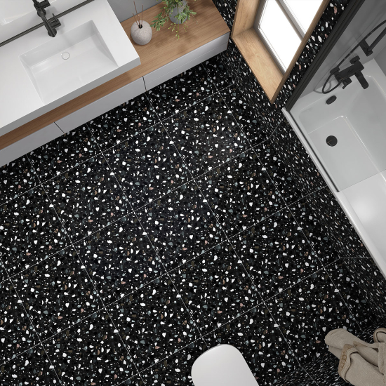 Piastrelle Adesive per Pavimenti - Motivo Terrazzo