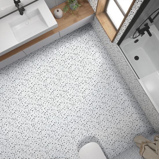 Piastrelle Adesive per Pavimenti - Motivo Terrazzo
