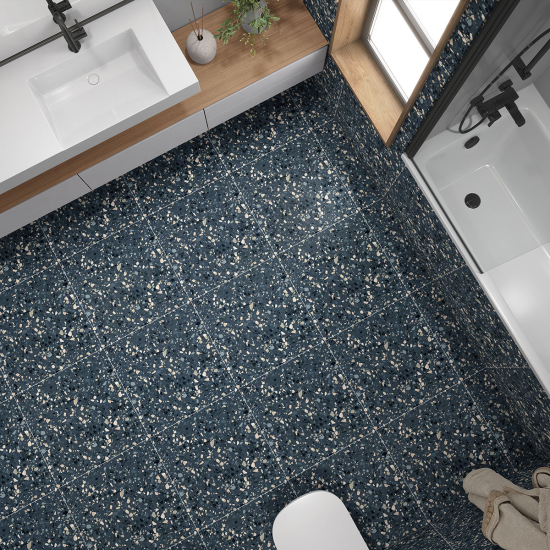 Piastrelle Adesive per Pavimenti - Motivo Terrazzo