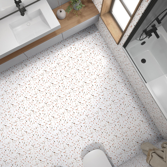 Piastrelle Adesive per Pavimenti - Motivo Terrazzo