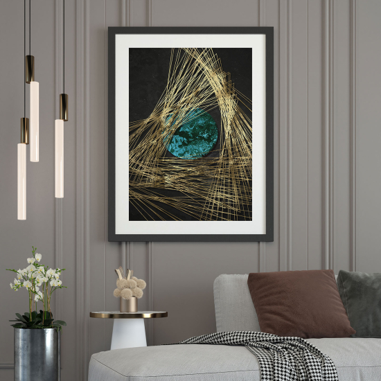 Poster - Astratto luna