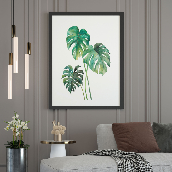 Poster - Foglie di monstera