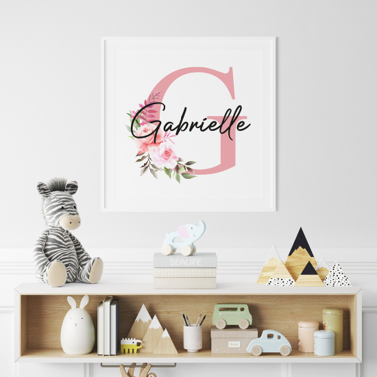 Poster Monogram personalizzato - Lettera G