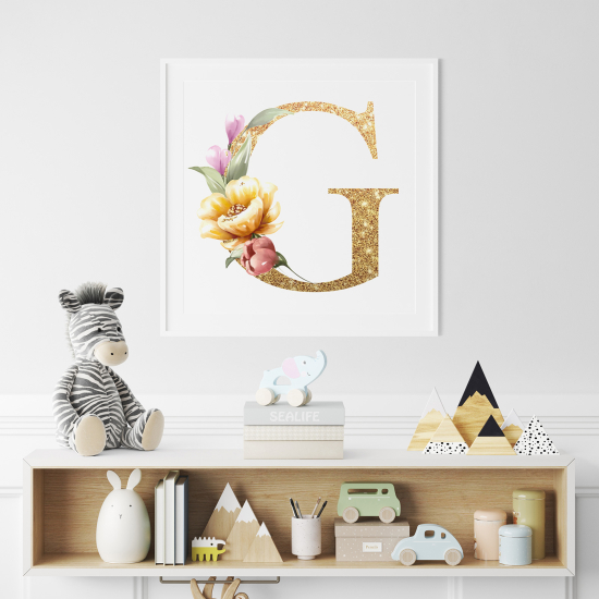 Poster Monogram personalizzato - Lettera G