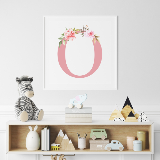 Poster Monogram personalizzato - Lettera O