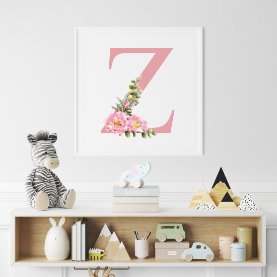 Poster Monogram personalizzato - Lettera Z
