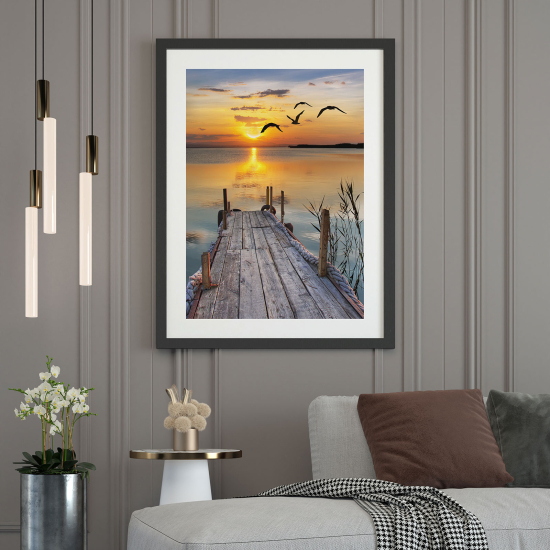 Poster - Paesaggio Pontile