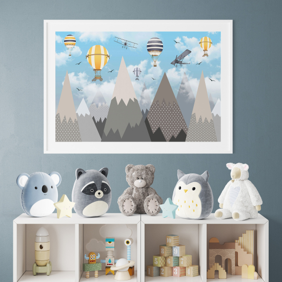 Poster per bambini - Aerostati