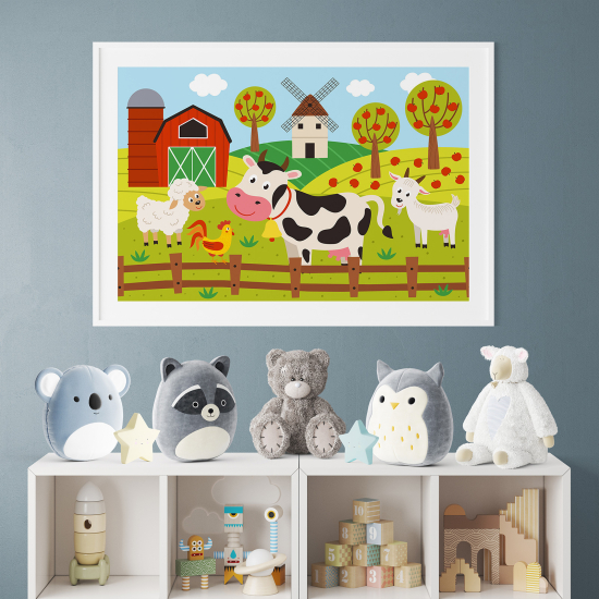 Poster per bambini - Animali della fattoria