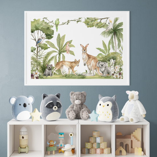Poster per bambini - Animali della foresta