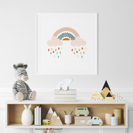 Poster per Bambini - Arcobaleno pioggia