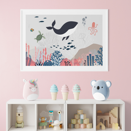 Poster per bambini - Balena