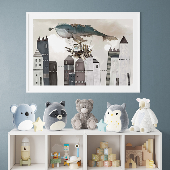 Poster per bambini - Balena