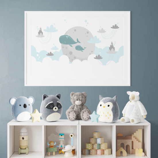 Poster per bambini - Balene