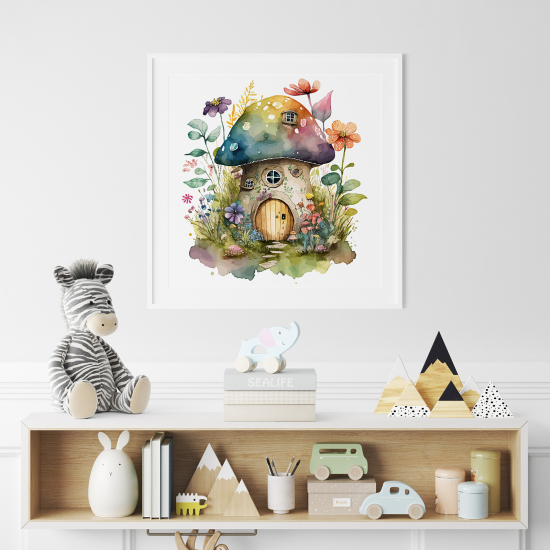 Poster per Bambini - Casa Fungo