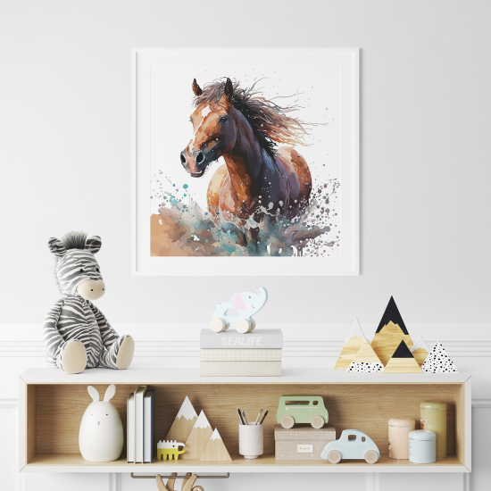 Poster per Bambini - Cavallo