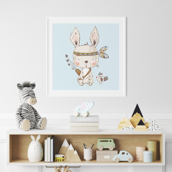 Poster per Bambini - Coniglio Indiano