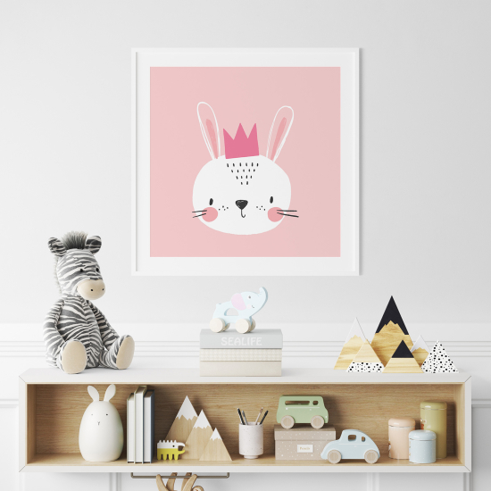 Poster per Bambini - Coniglio re