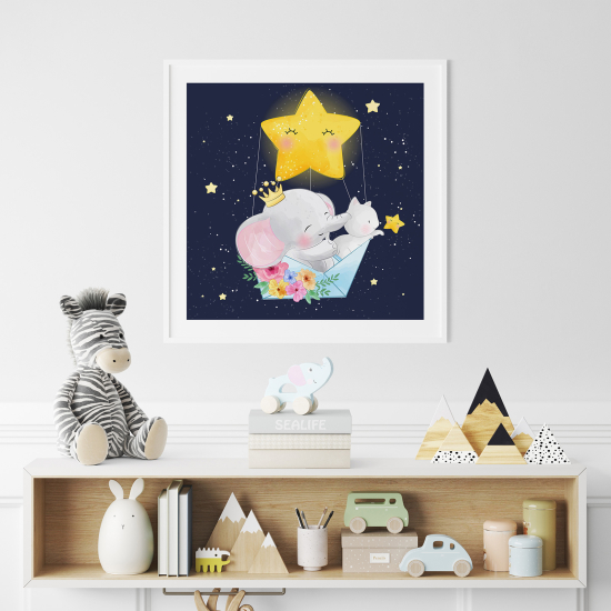 Poster per Bambini - Elefante Stella