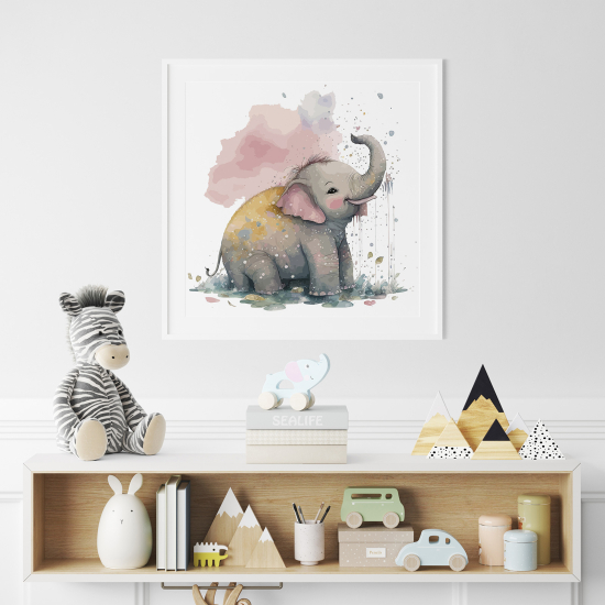 Poster per Bambini - Elefantino