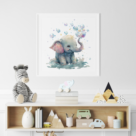 Poster per Bambini - Elefantino