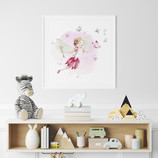 Poster per Bambini - Fata farfalle
