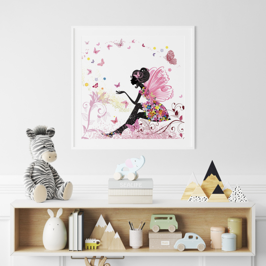 Poster per Bambini - Fata farfalle