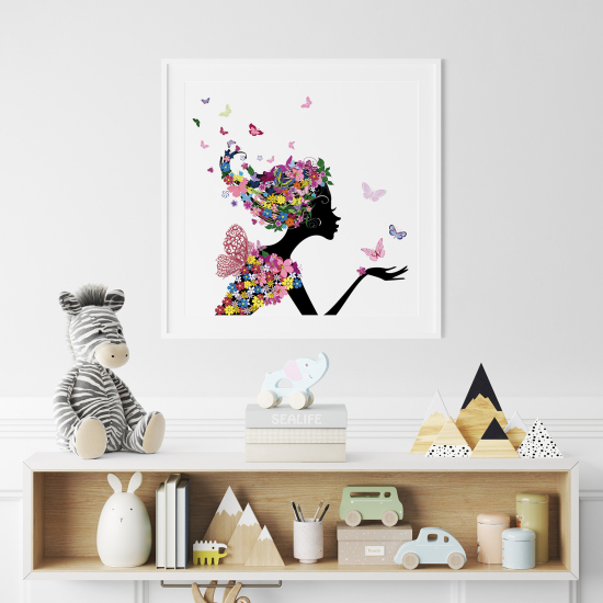 Poster per Bambini - Fata farfalle