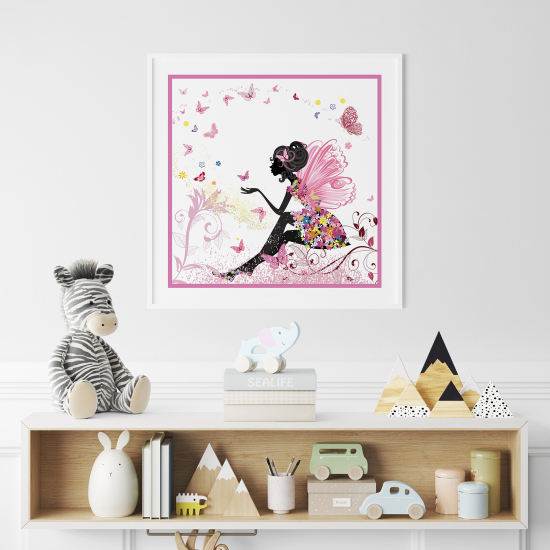 Poster per Bambini - Fata farfalle