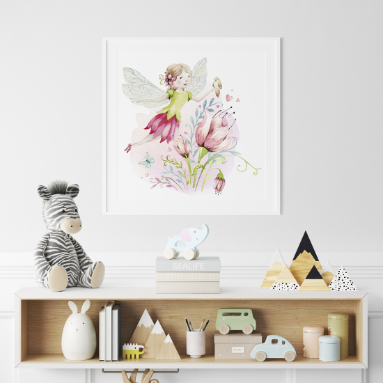 Poster per Bambini - Fata fiori
