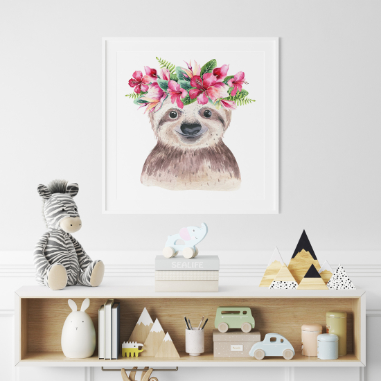 Poster per Bambini - Fiori pigri