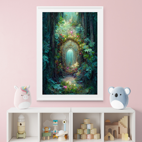 Poster per bambini - Foresta incantata