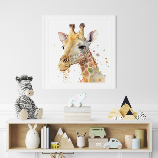 Poster per Bambini - Giraffa