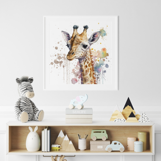 Poster per Bambini - Giraffa