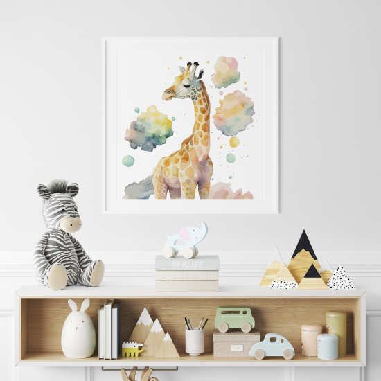 Poster per Bambini - Giraffa