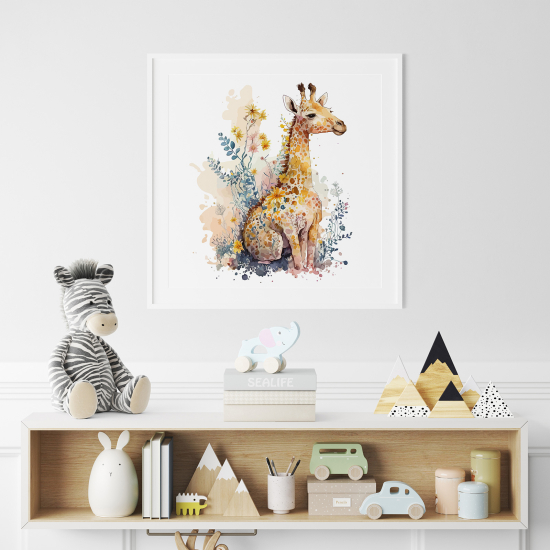 Poster per Bambini - Giraffa