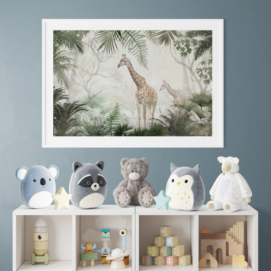 Poster per bambini - Giraffe